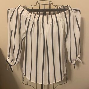 Express off the shoulder top- never worn